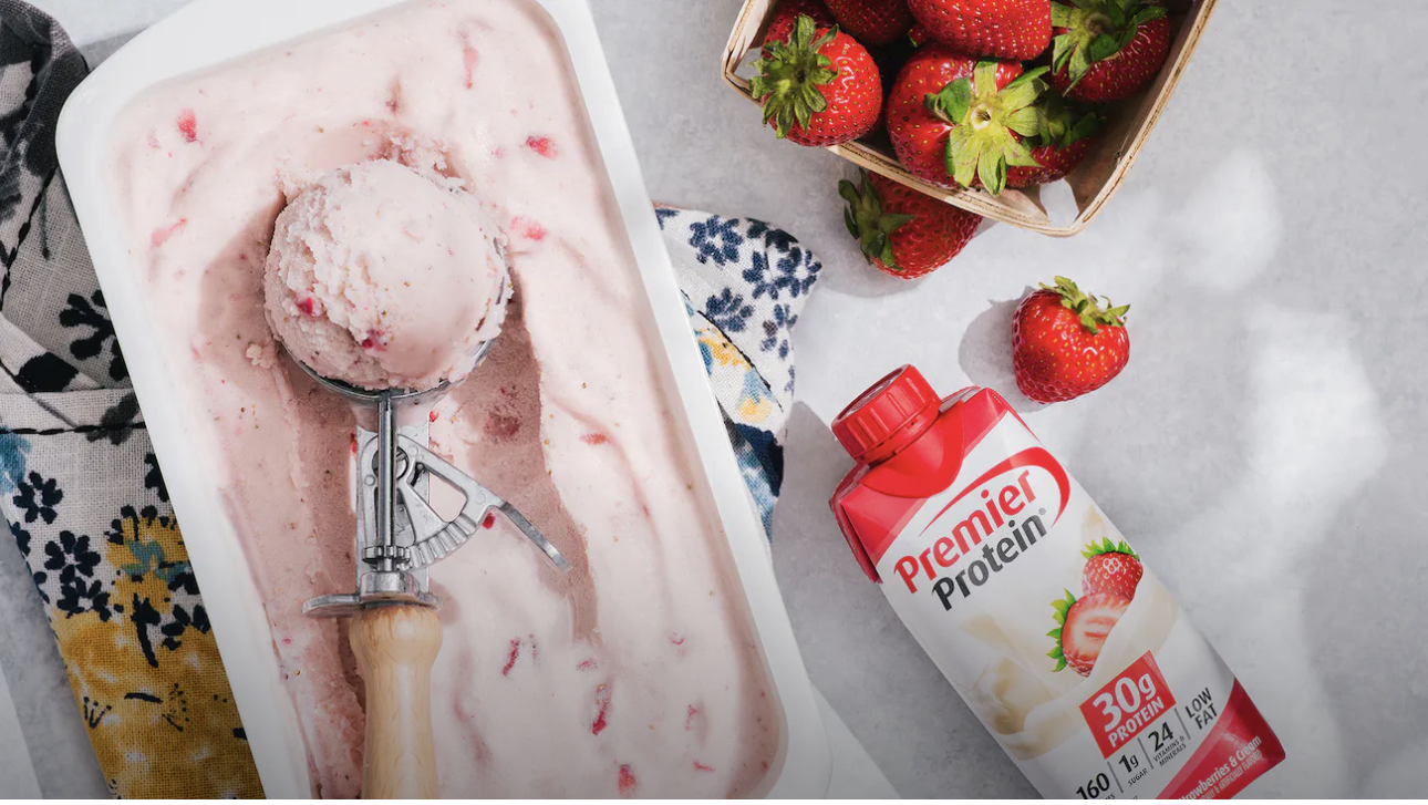 Premier protein strawberry ice cream