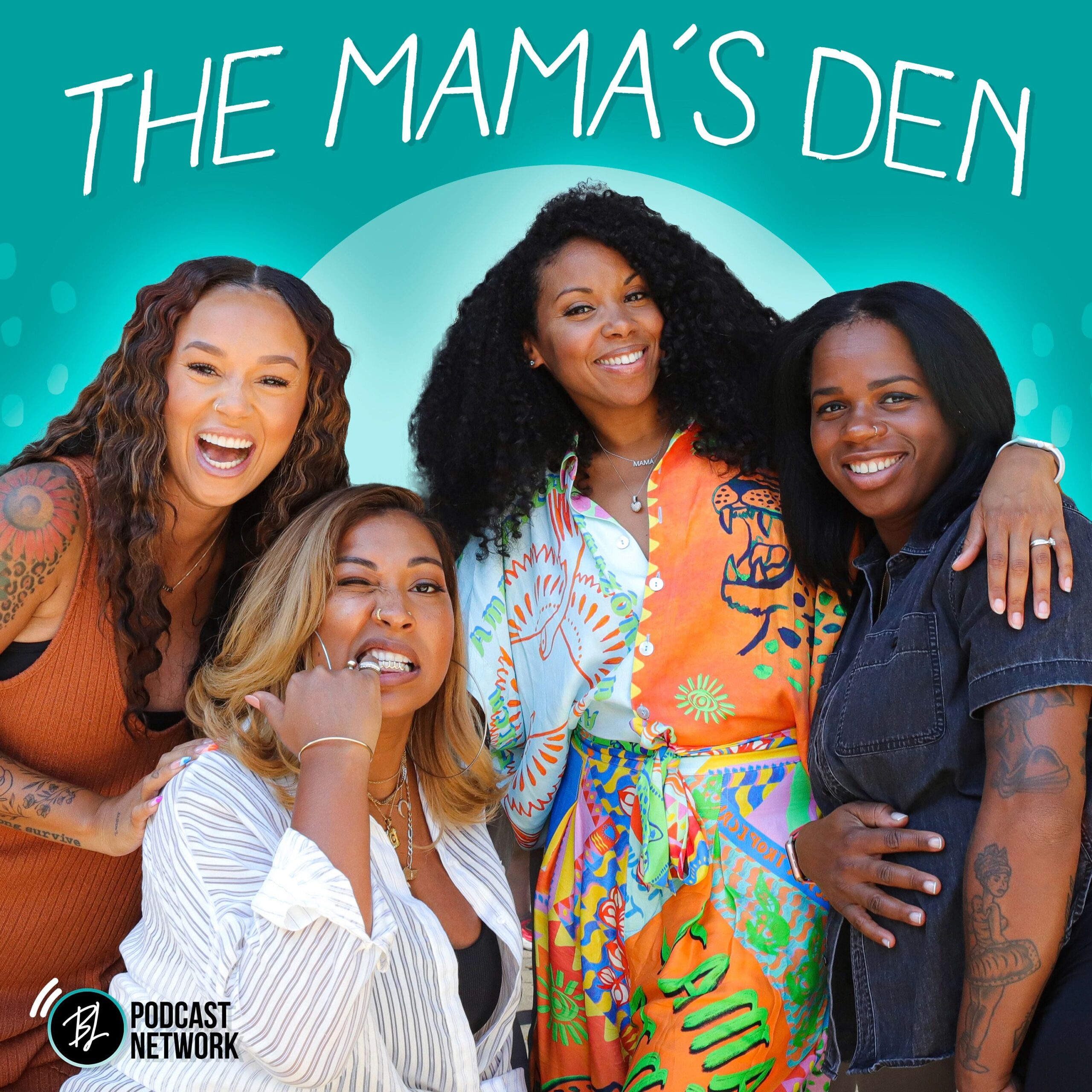 The Mamas Den hosts, four smiling black women