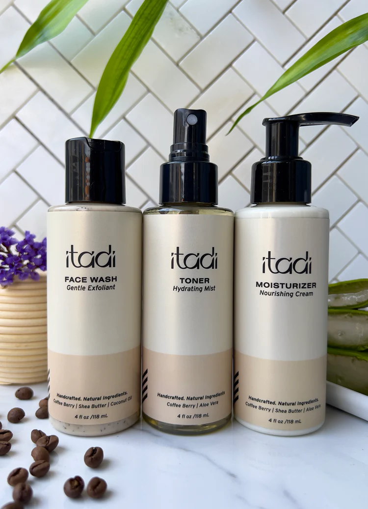 Itadi bundle, 3 bottles; black-owned skincare